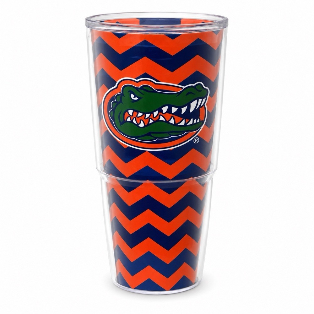 Tervis Florida Gators 24 oz Tumbler Chevron NCAA Insulated Cup No Lid